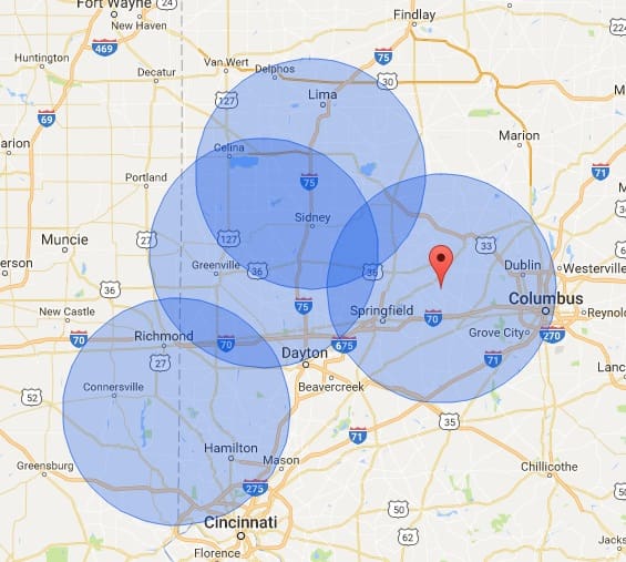 Delivery Radius