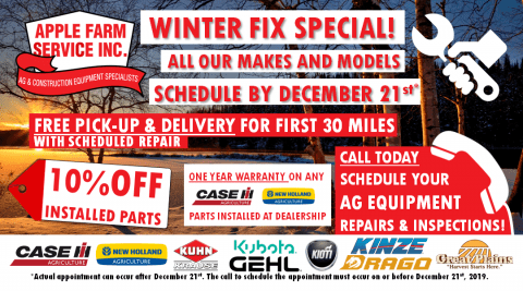 Winter fix inspection special